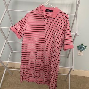 Polo Ralph Lauren Striped Pink Polo